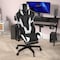 Flash Furniture Black LeatherSoft Gaming Chair with Roller Wheels CH-187230-BK-RLB-GG - alternate 3